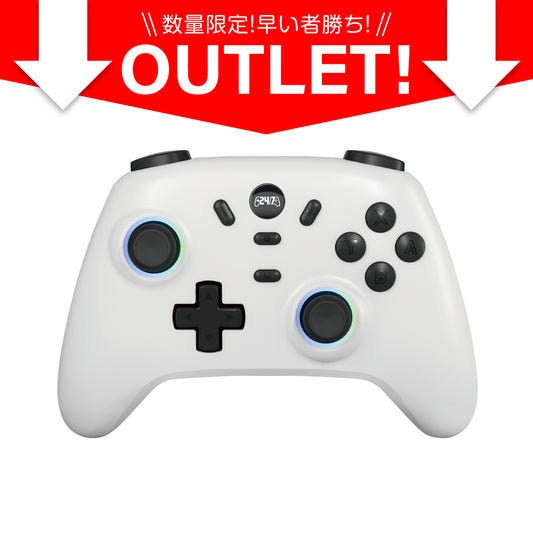 【アウトレット】Switch用 HEワイヤレスゲームパッドTurbo