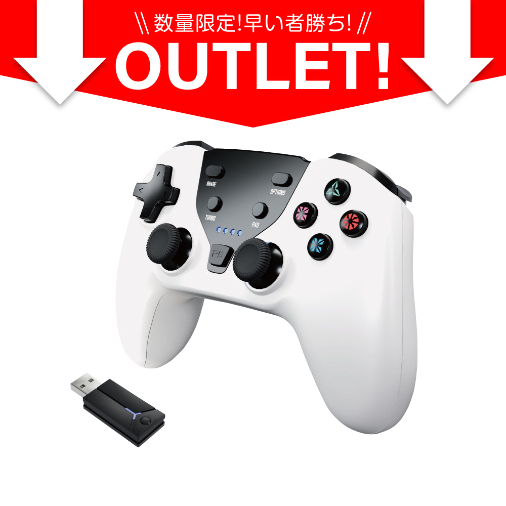 【アウトレット】PS4用 ワイヤレスゲームパッドMacro